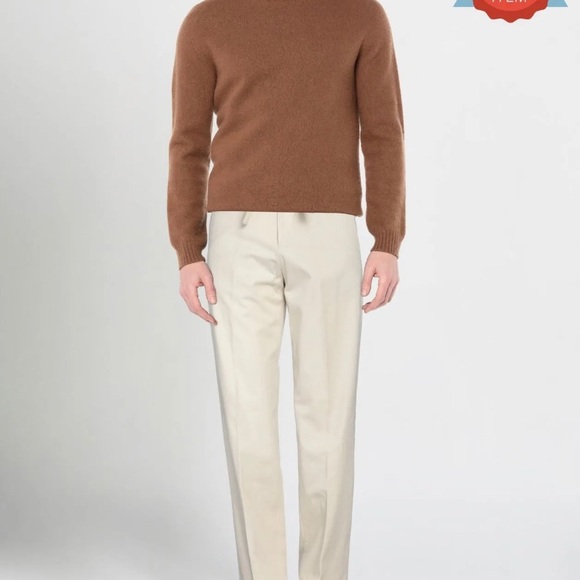 RRP€475 ROBERTO CAVALLI Chino Trousers Size S Belted Flat Front Made in Italy - Picture 3 of 6